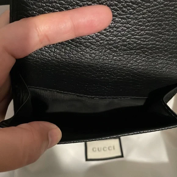 Gucci Marmont Wallet French Flap Black - Picture 3 of 6
